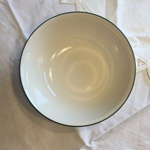 Corelle Wear Large Serving Bowl 8.5" Beige & Green